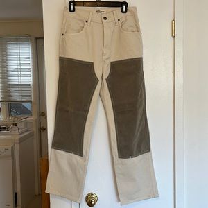 NEW Rudy Jude Utility Pants, Sage & Natural (Size 3)